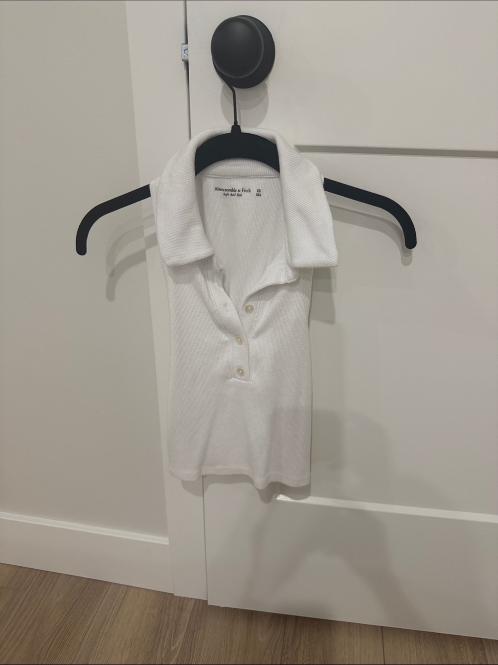 Abercrombie & Fitch White Girls Polo Tank Top